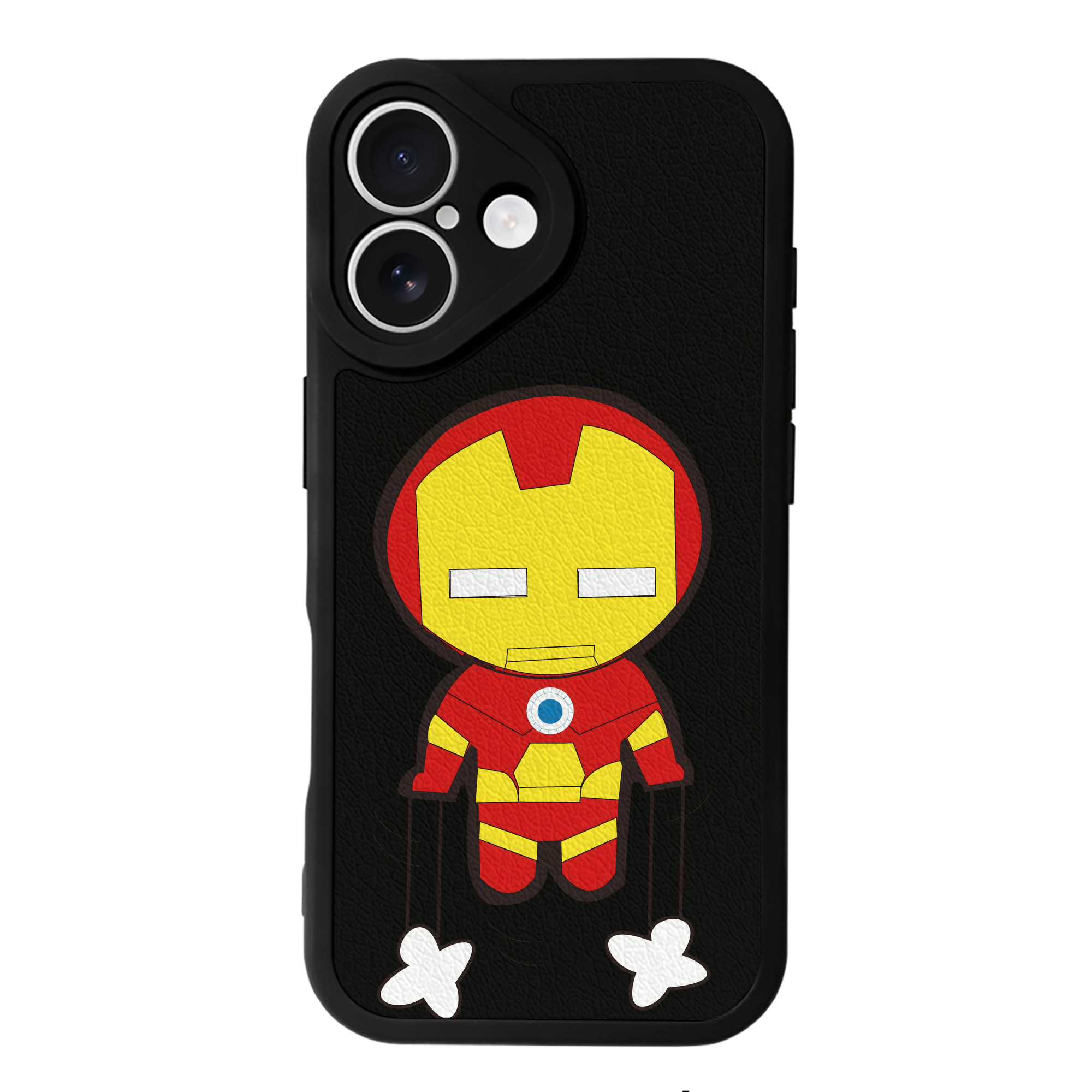 （画像用） アベンジャーズ The Avengers 【iPhone 16シリーズ対応】シリコンスマホケース（レザー調） 材質：シリコン